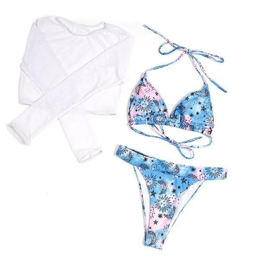 3 PIECE BIKINI WITH MESH TOP