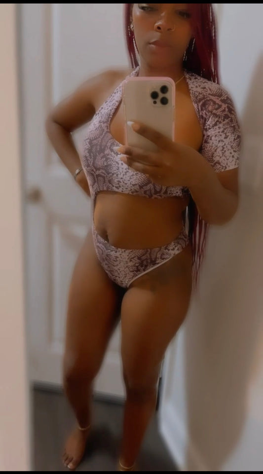 Snake Skin One Piece